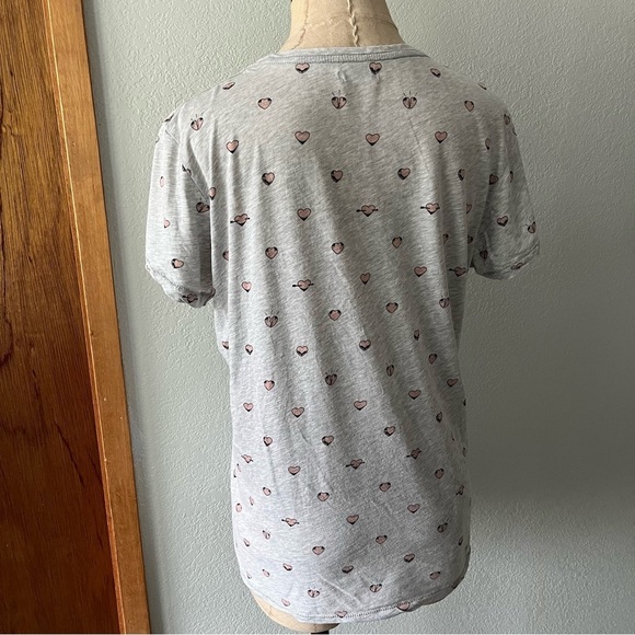 ACNE Studios sz XS Gray Short Sleeve Tshirt Standard Hearts AW12 Loose Fit - Picture 7 of 16